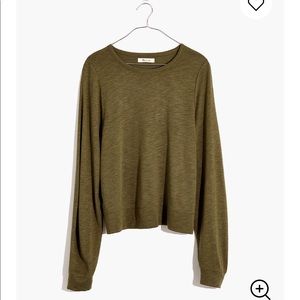 NWT Madewell Highpoint Dolman-Sleeve Tee